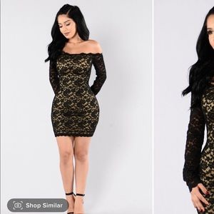 New black lace dress
